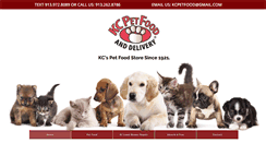 Desktop Screenshot of kcpetfood.com